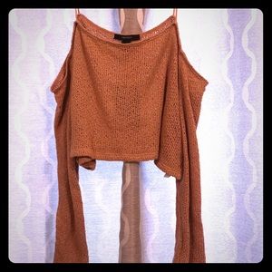 Rose Cold Shoulder Top